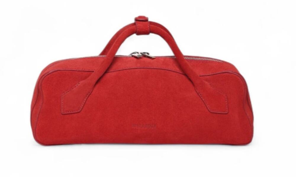 Walter Baker NEW Delilah Suede Satchel, Color: Salsa